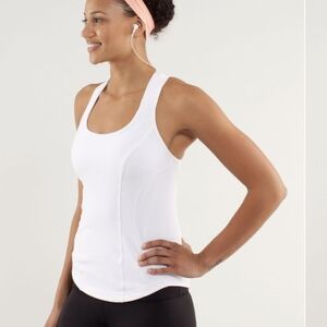 Lululemon Cardio Kick Tank White